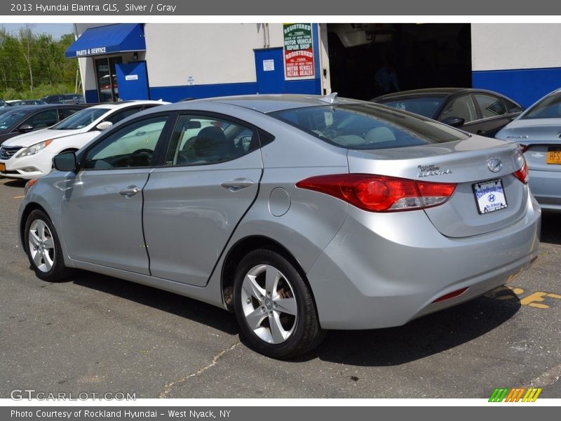 Silver / Gray 2013 Hyundai Elantra GLS