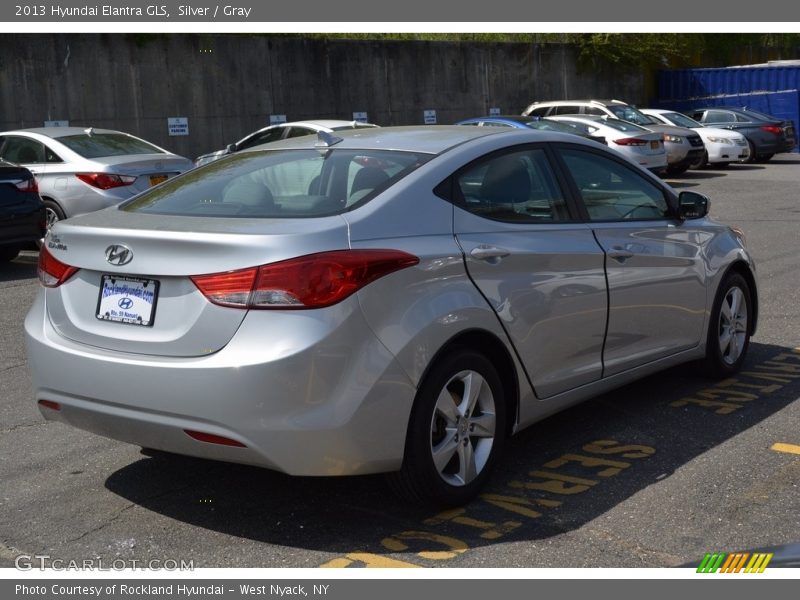 Silver / Gray 2013 Hyundai Elantra GLS