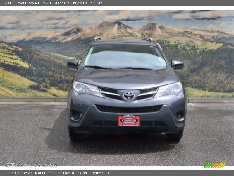 Magnetic Gray Metallic / Ash 2013 Toyota RAV4 LE AWD
