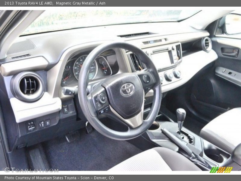 Magnetic Gray Metallic / Ash 2013 Toyota RAV4 LE AWD