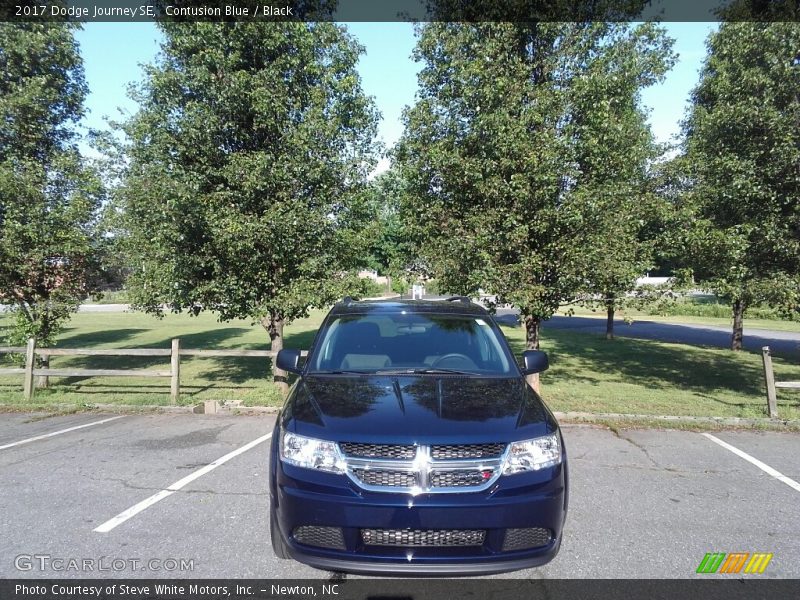Contusion Blue / Black 2017 Dodge Journey SE