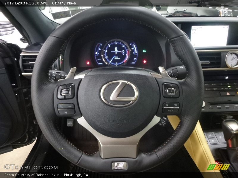  2017 RC 350 AWD Steering Wheel