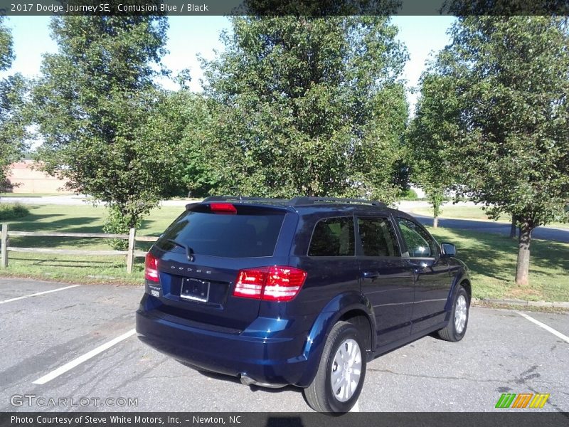 Contusion Blue / Black 2017 Dodge Journey SE