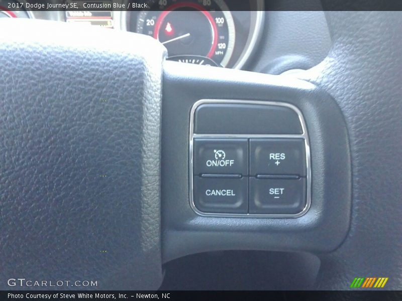 Contusion Blue / Black 2017 Dodge Journey SE