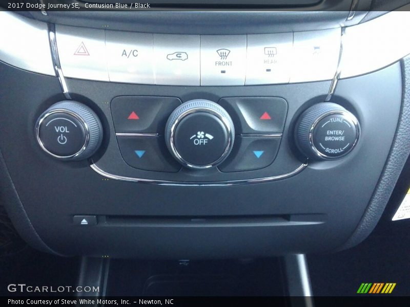 Contusion Blue / Black 2017 Dodge Journey SE