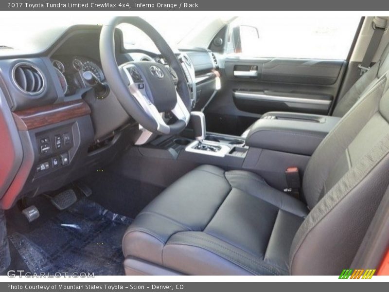 Inferno Orange / Black 2017 Toyota Tundra Limited CrewMax 4x4