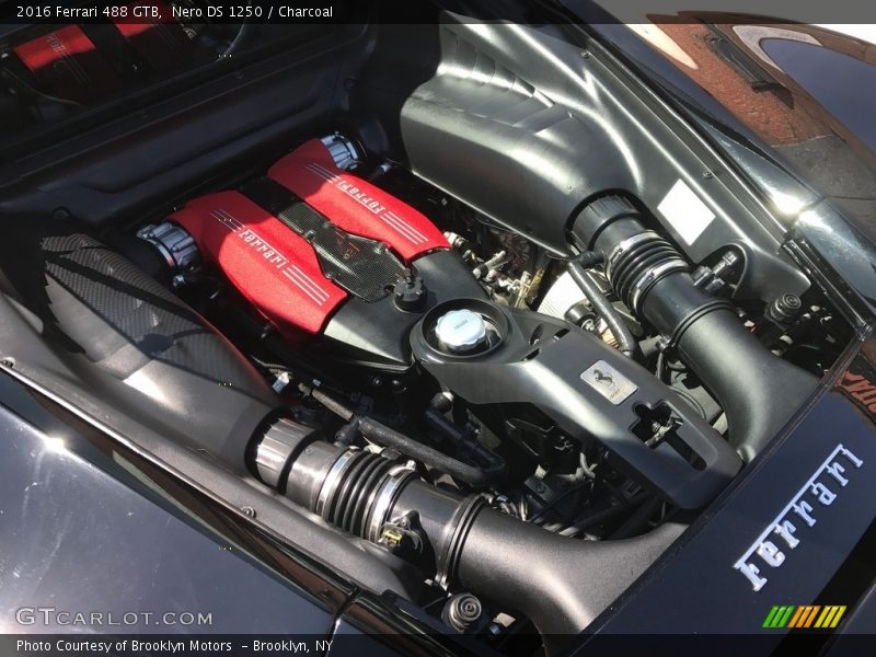  2016 488 GTB  Engine - 3.9 Liter Turbocharged DOHC 32-Valve V8