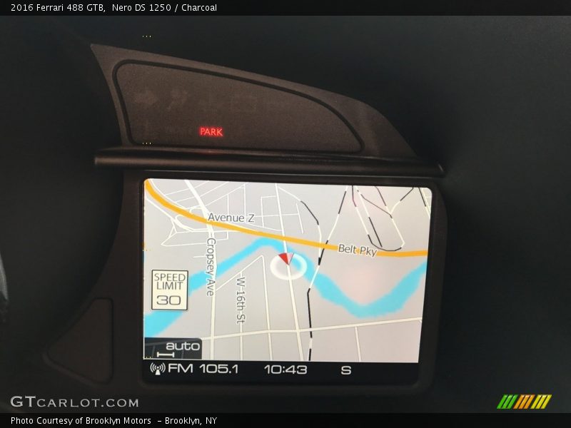 Navigation of 2016 488 GTB 