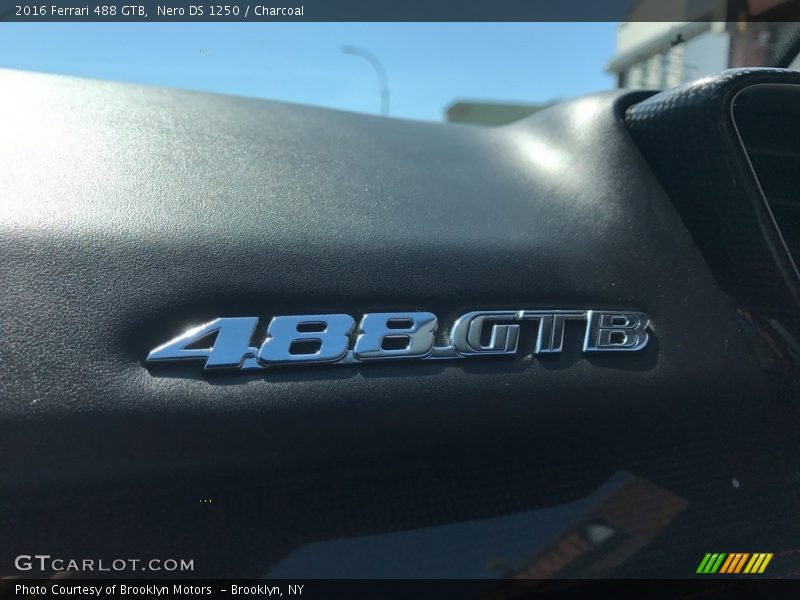 Nero DS 1250 / Charcoal 2016 Ferrari 488 GTB