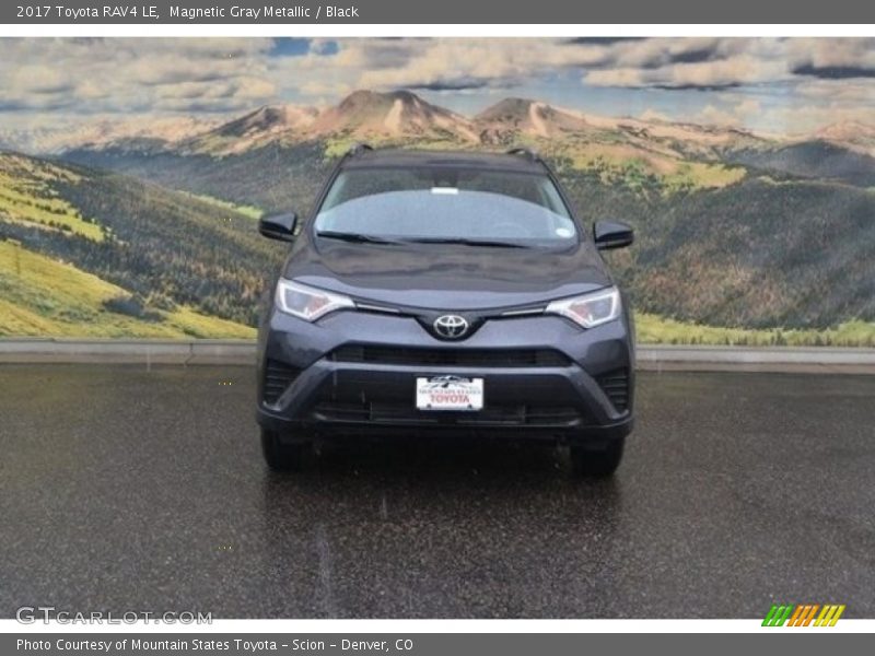 Magnetic Gray Metallic / Black 2017 Toyota RAV4 LE