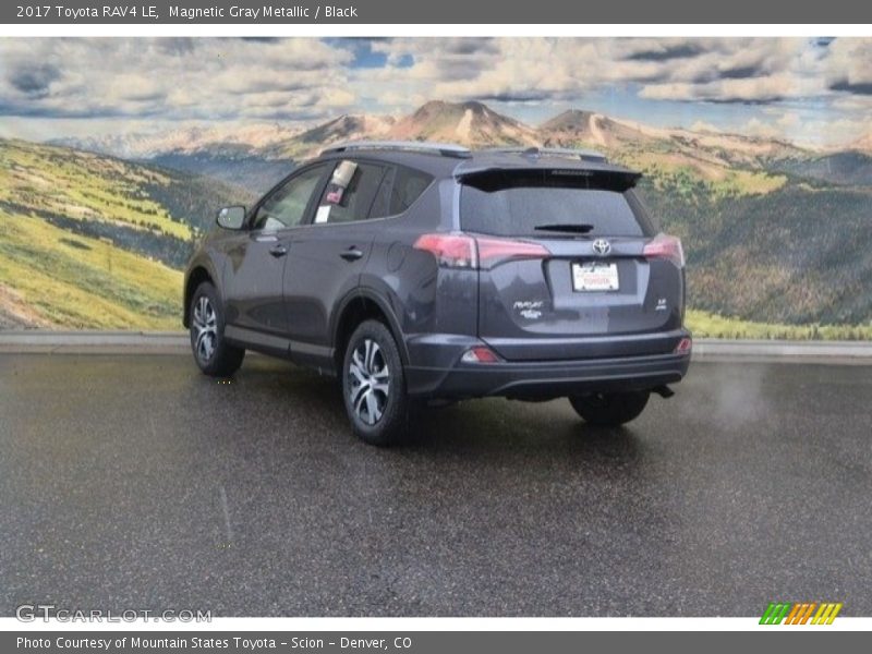 Magnetic Gray Metallic / Black 2017 Toyota RAV4 LE