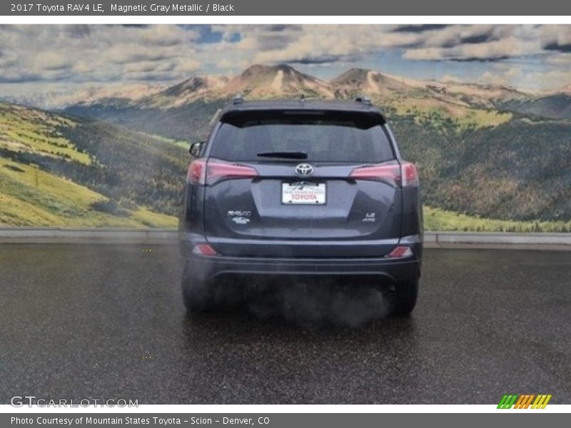 Magnetic Gray Metallic / Black 2017 Toyota RAV4 LE