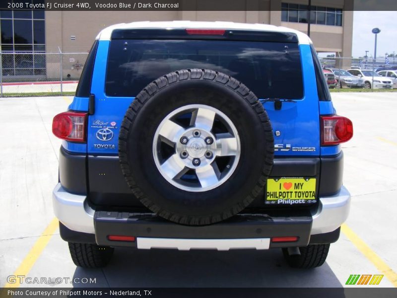 Voodoo Blue / Dark Charcoal 2008 Toyota FJ Cruiser 4WD