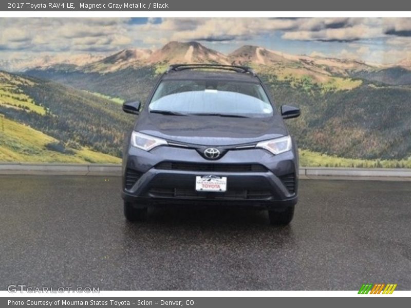 Magnetic Gray Metallic / Black 2017 Toyota RAV4 LE