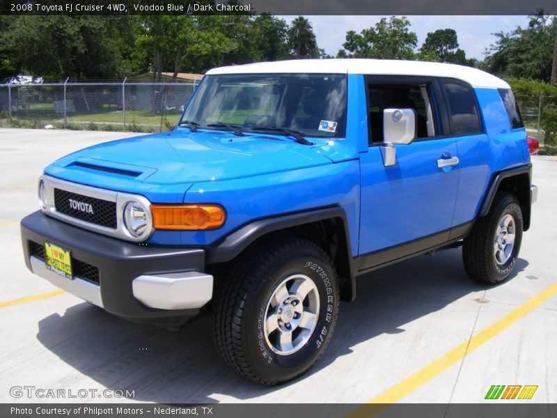 Voodoo Blue / Dark Charcoal 2008 Toyota FJ Cruiser 4WD