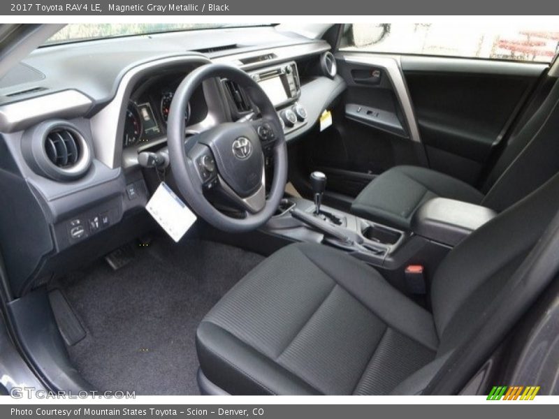 Magnetic Gray Metallic / Black 2017 Toyota RAV4 LE