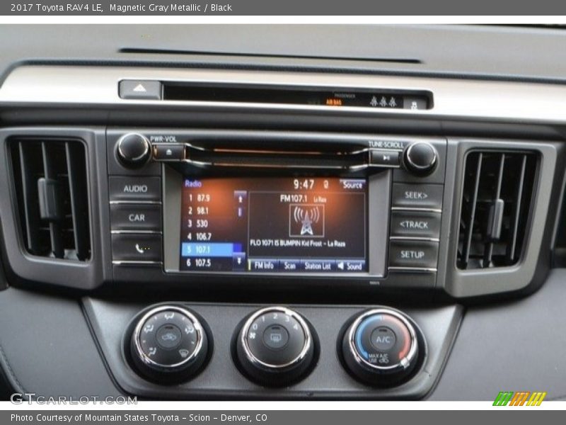 Magnetic Gray Metallic / Black 2017 Toyota RAV4 LE