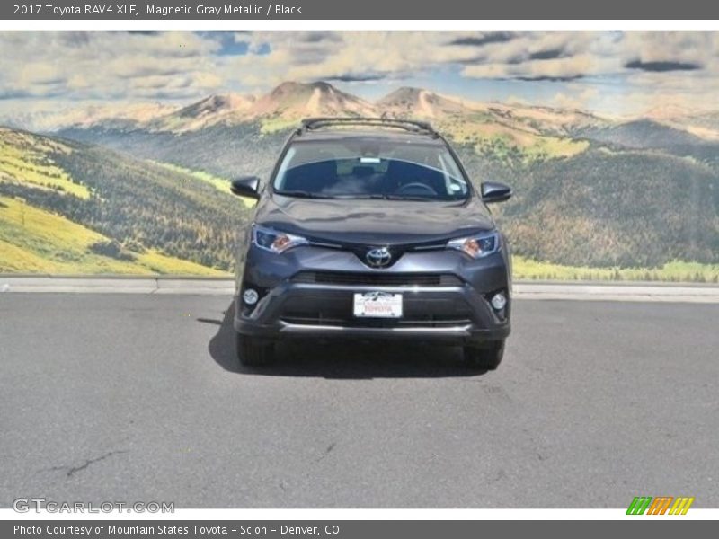 Magnetic Gray Metallic / Black 2017 Toyota RAV4 XLE