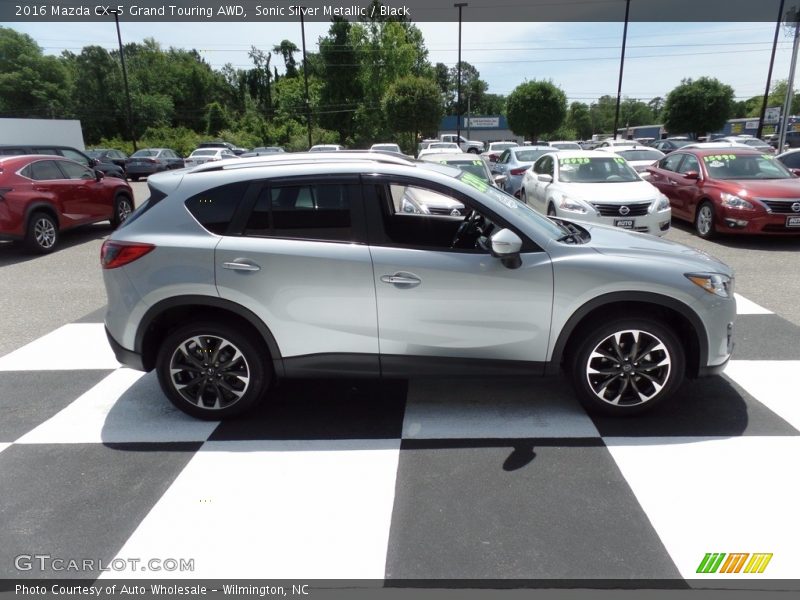 Sonic Silver Metallic / Black 2016 Mazda CX-5 Grand Touring AWD