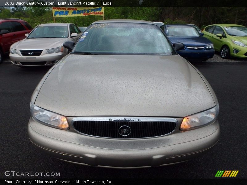 Light Sandrift Metallic / Taupe 2003 Buick Century Custom