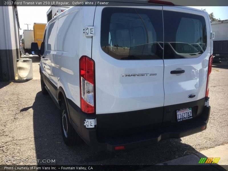 Oxford White / Pewter 2017 Ford Transit Van 250 LR Regular