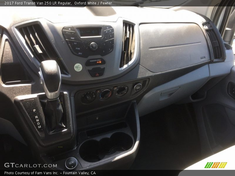Oxford White / Pewter 2017 Ford Transit Van 250 LR Regular