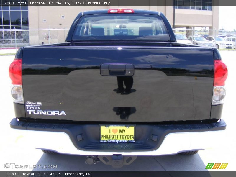 Black / Graphite Gray 2008 Toyota Tundra SR5 Double Cab