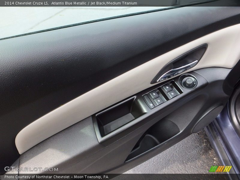 Atlantis Blue Metallic / Jet Black/Medium Titanium 2014 Chevrolet Cruze LS