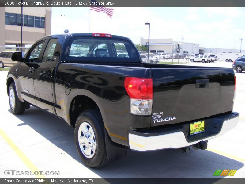 Black / Graphite Gray 2008 Toyota Tundra SR5 Double Cab