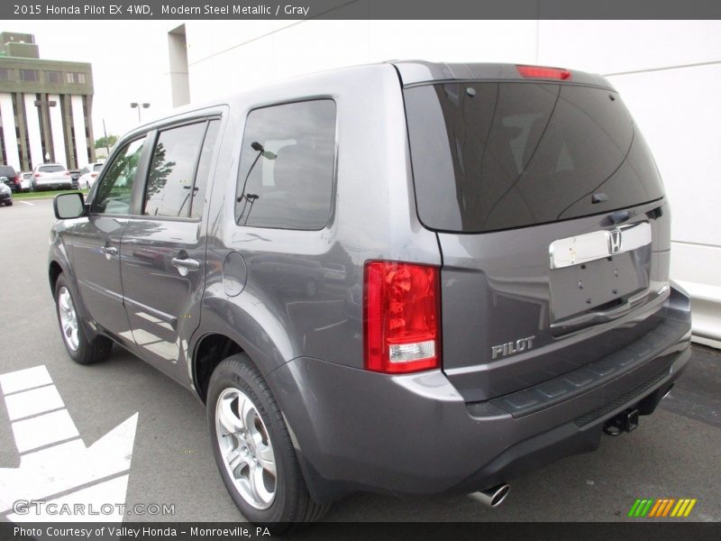 Modern Steel Metallic / Gray 2015 Honda Pilot EX 4WD