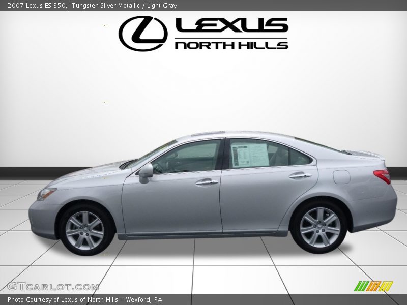 Tungsten Silver Metallic / Light Gray 2007 Lexus ES 350