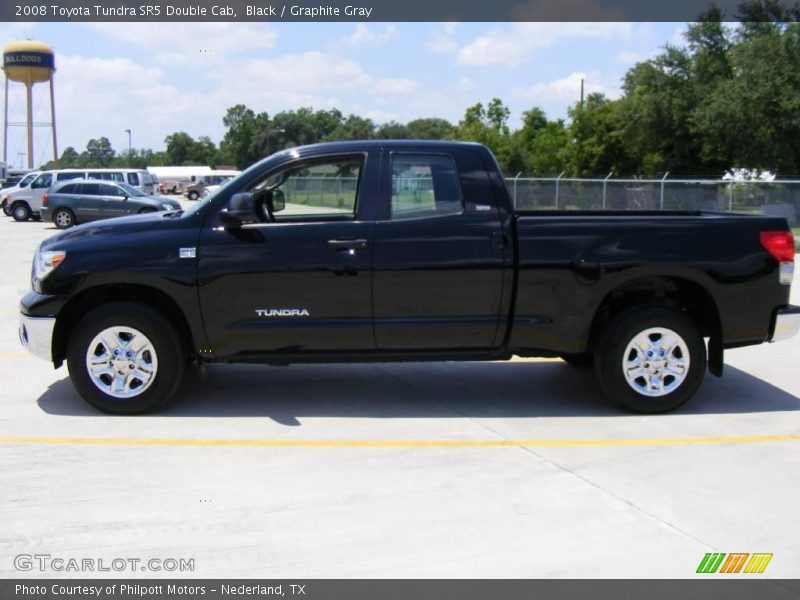 Black / Graphite Gray 2008 Toyota Tundra SR5 Double Cab
