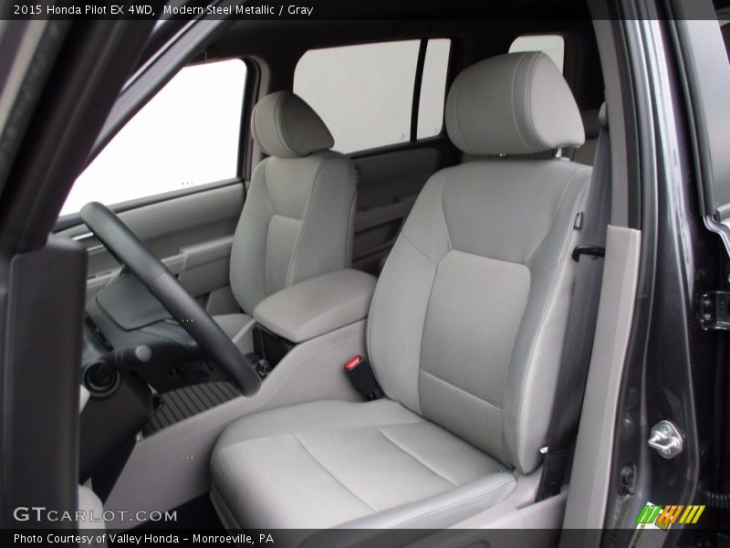Modern Steel Metallic / Gray 2015 Honda Pilot EX 4WD