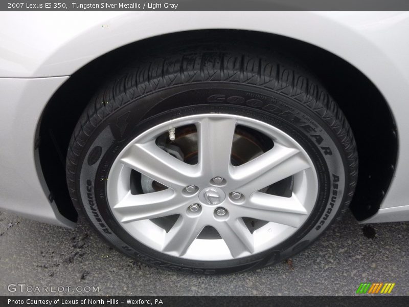 Tungsten Silver Metallic / Light Gray 2007 Lexus ES 350