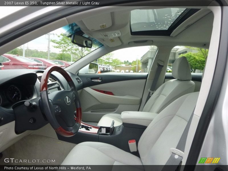 Tungsten Silver Metallic / Light Gray 2007 Lexus ES 350