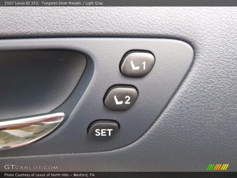 Tungsten Silver Metallic / Light Gray 2007 Lexus ES 350