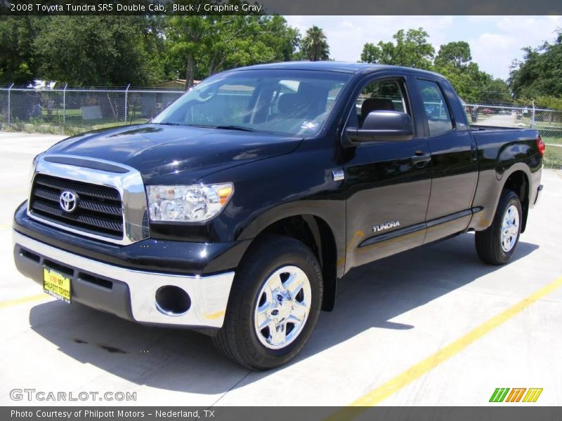Black / Graphite Gray 2008 Toyota Tundra SR5 Double Cab