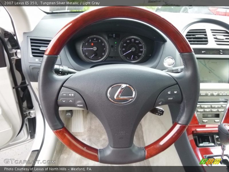 Tungsten Silver Metallic / Light Gray 2007 Lexus ES 350