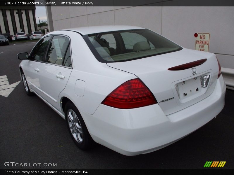 Taffeta White / Ivory 2007 Honda Accord SE Sedan