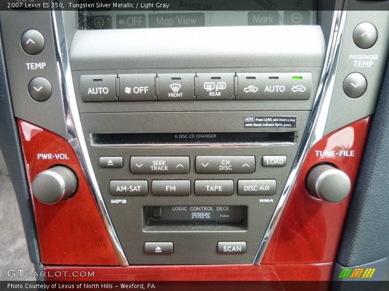 Tungsten Silver Metallic / Light Gray 2007 Lexus ES 350