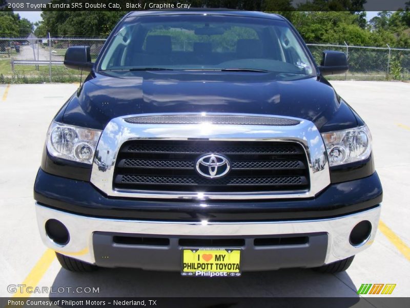 Black / Graphite Gray 2008 Toyota Tundra SR5 Double Cab