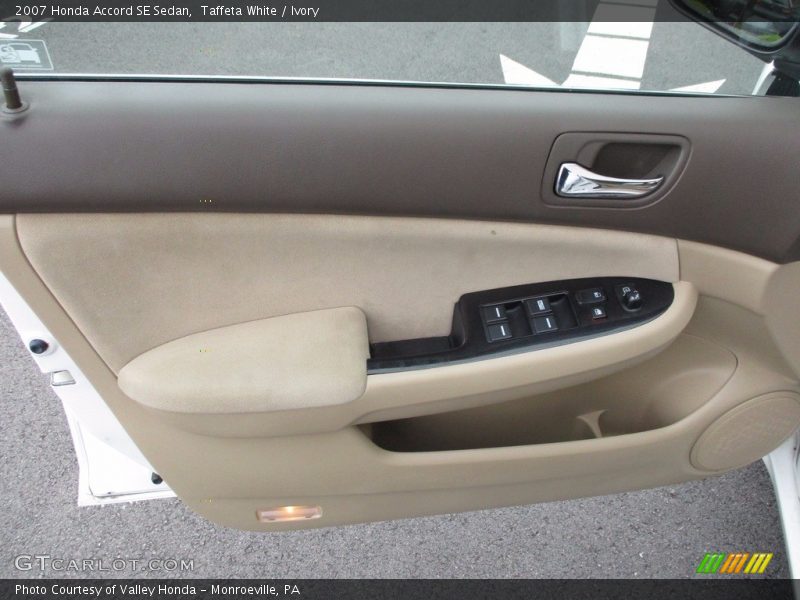 Taffeta White / Ivory 2007 Honda Accord SE Sedan