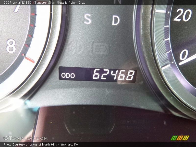 Tungsten Silver Metallic / Light Gray 2007 Lexus ES 350