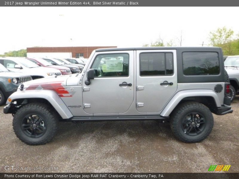 Billet Silver Metallic / Black 2017 Jeep Wrangler Unlimited Winter Edition 4x4