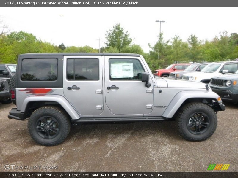 Billet Silver Metallic / Black 2017 Jeep Wrangler Unlimited Winter Edition 4x4
