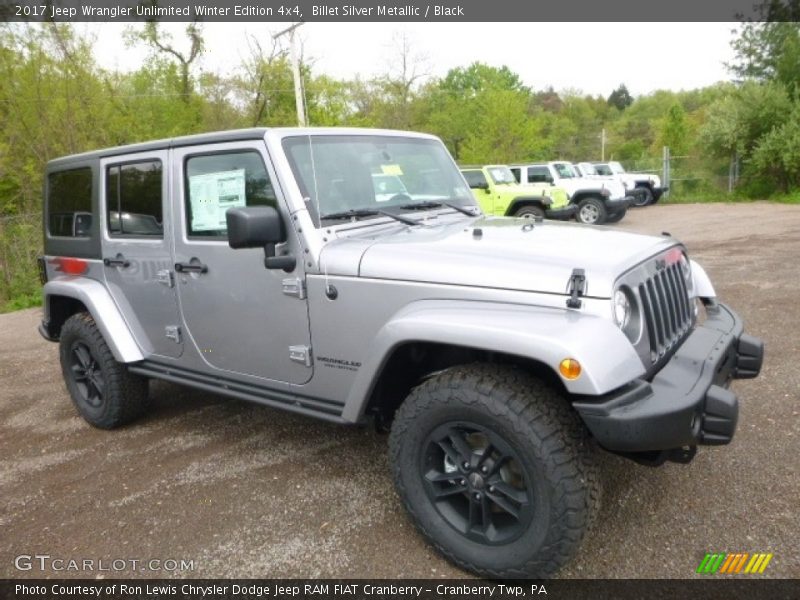 Billet Silver Metallic / Black 2017 Jeep Wrangler Unlimited Winter Edition 4x4