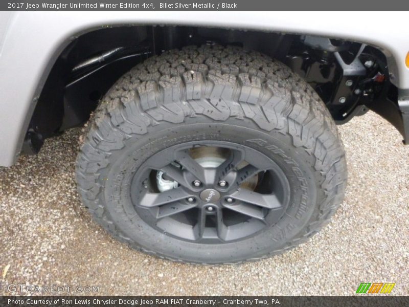 Billet Silver Metallic / Black 2017 Jeep Wrangler Unlimited Winter Edition 4x4