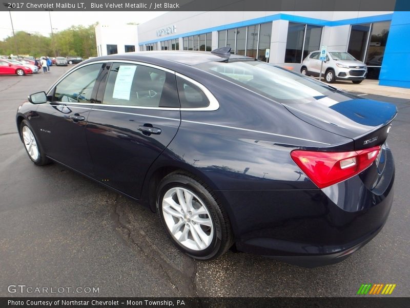 Blue Velvet Metallic / Jet Black 2017 Chevrolet Malibu LT