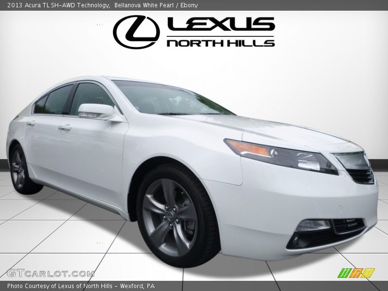 Bellanova White Pearl / Ebony 2013 Acura TL SH-AWD Technology