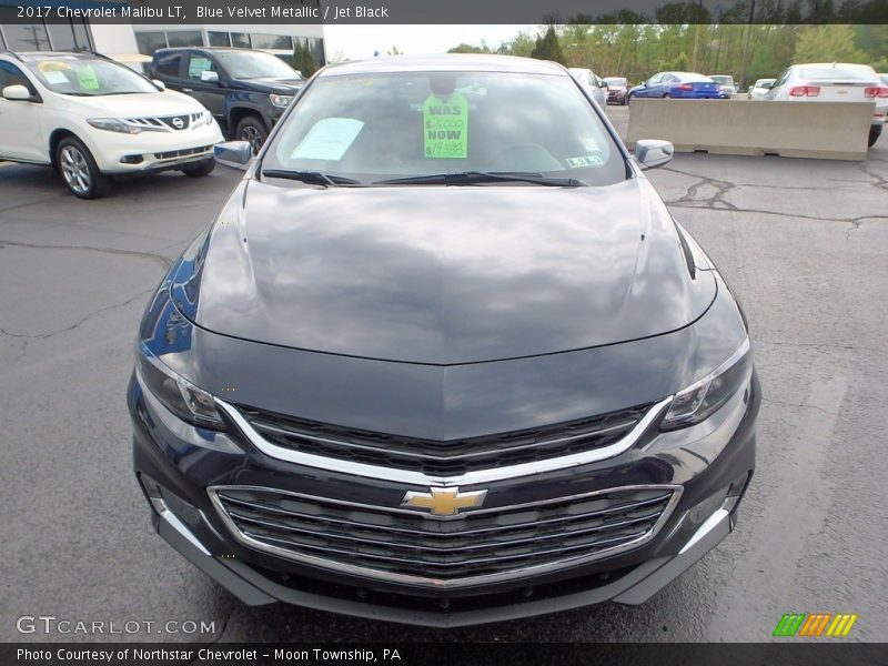 Blue Velvet Metallic / Jet Black 2017 Chevrolet Malibu LT